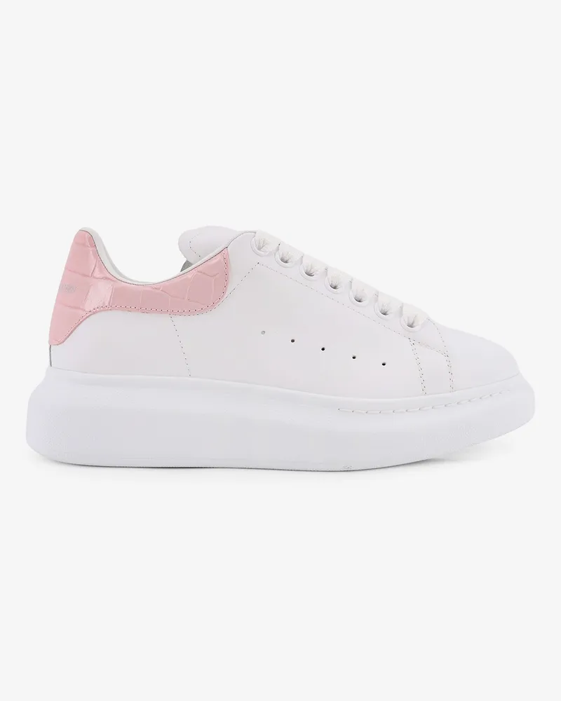 Alexander McQueen Oversize leather sneakers -  - gender_Woman White