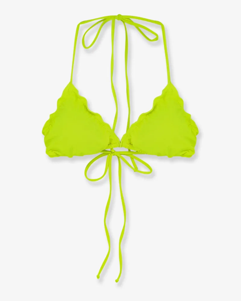 MC2 Saint Barth Sagittarius Fluo Color Bikini Top -  - gender_Woman Yellow