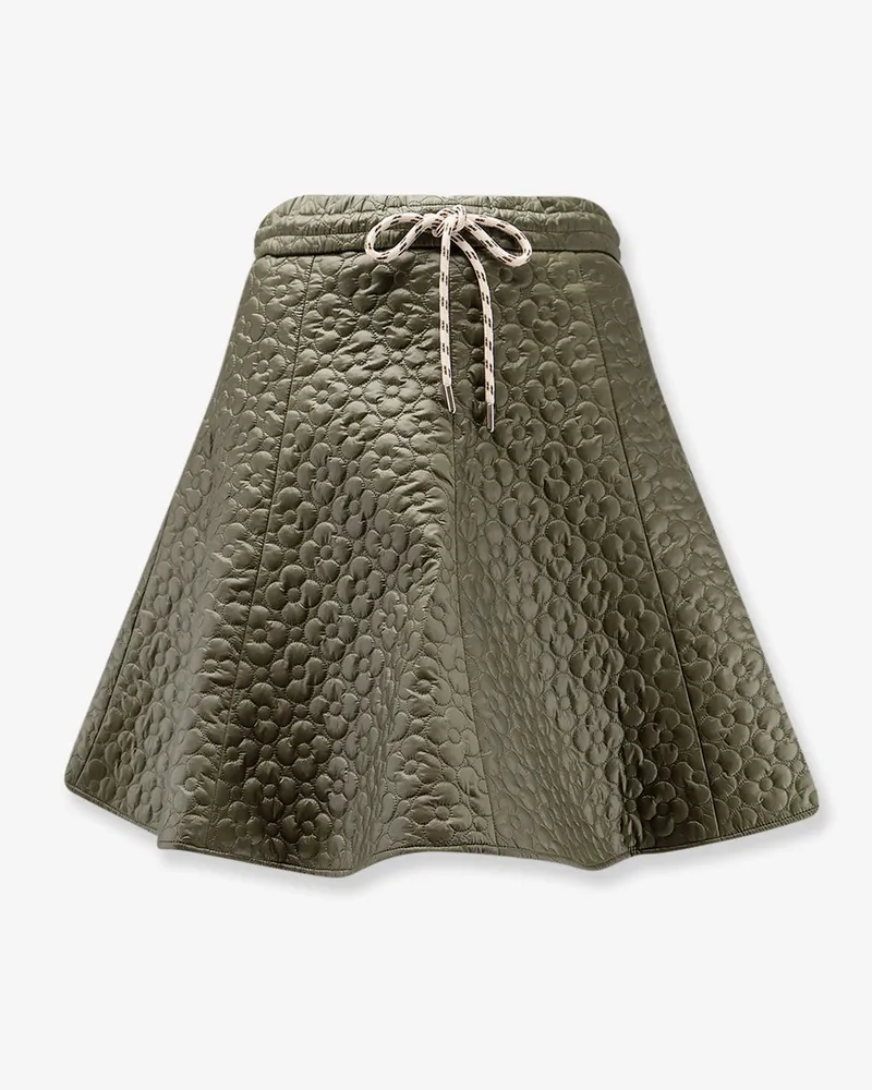 Moncler Quilted nylon skirt -  - gender_Woman Green
