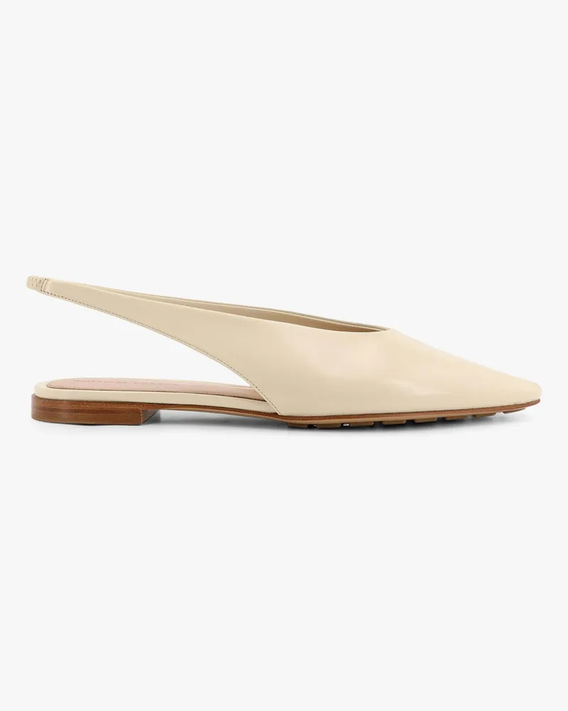 Bottega Veneta Sofia flat leather slingback -  - gender_Woman White