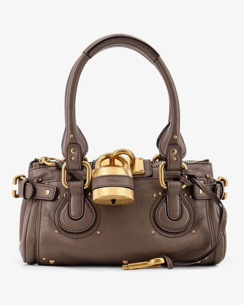 Chloé Paddington leather shoulder bag -  - gender_Woman Grey