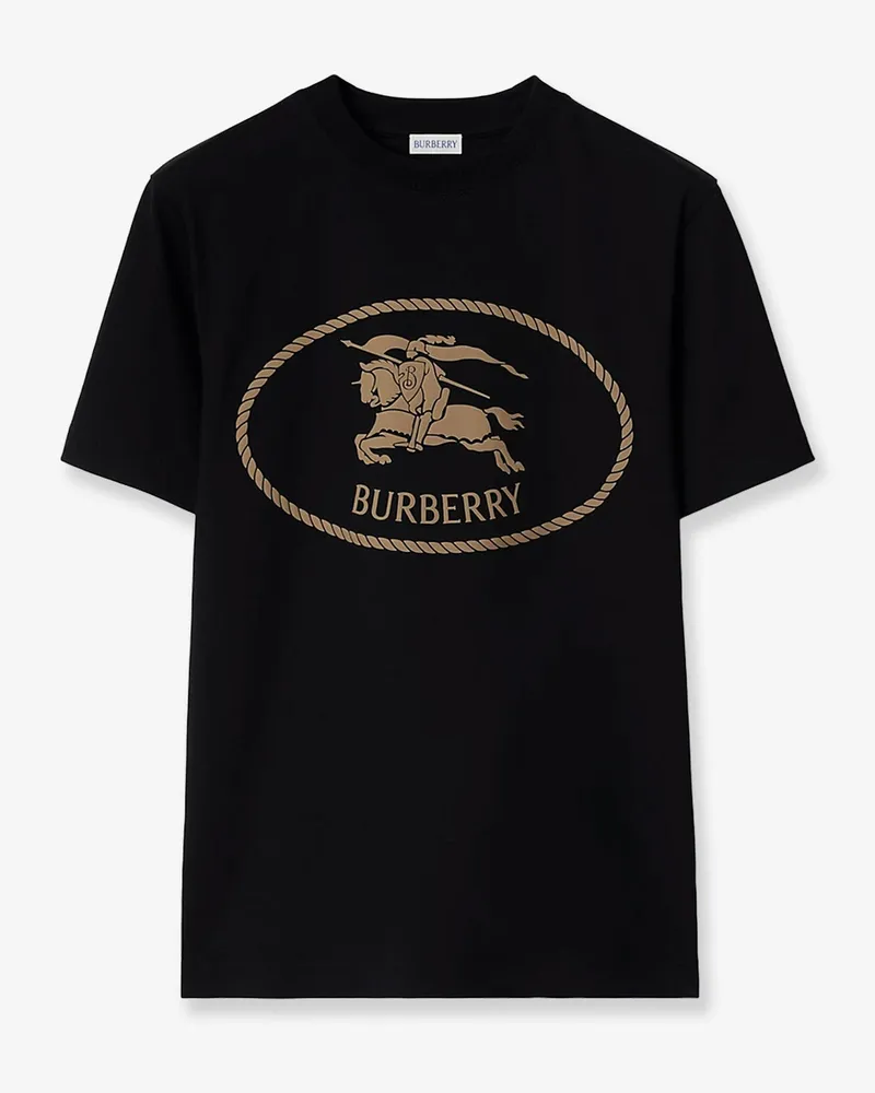 Burberry Seth cotton T-shirt 70% organic cotton 30% cotton -  - gender_Man Black