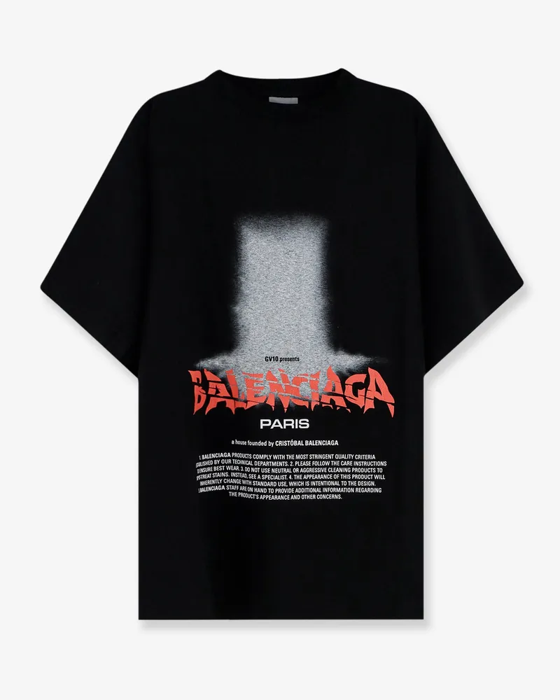 Balenciaga The Door cotton T-shirt -  - gender_Man Black