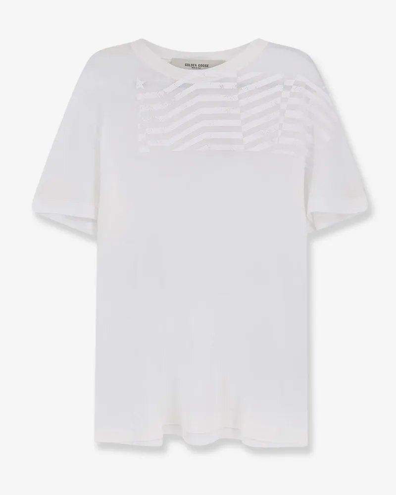 Golden Goose Lyocell T-shirt -  - gender_Man White