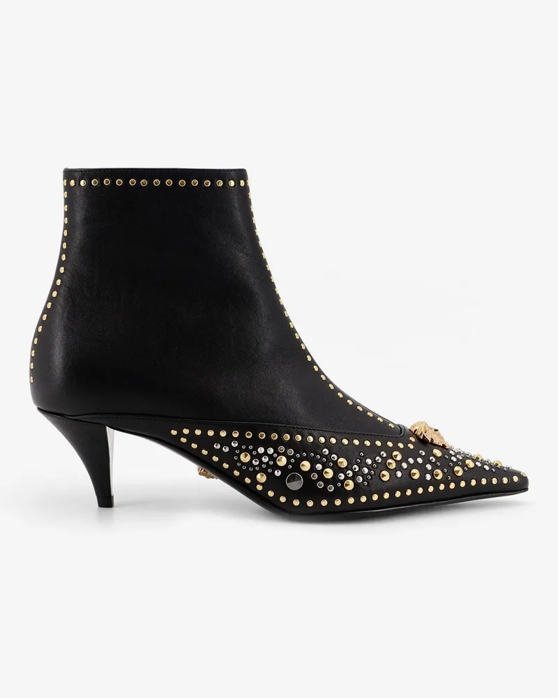 Versace Leather ankle boots -  - gender_Woman Black