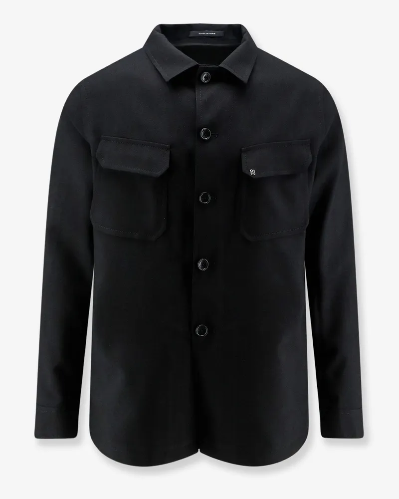 Tagliatore Calvin virgin wool shirt/jacket -  - gender_Man Black