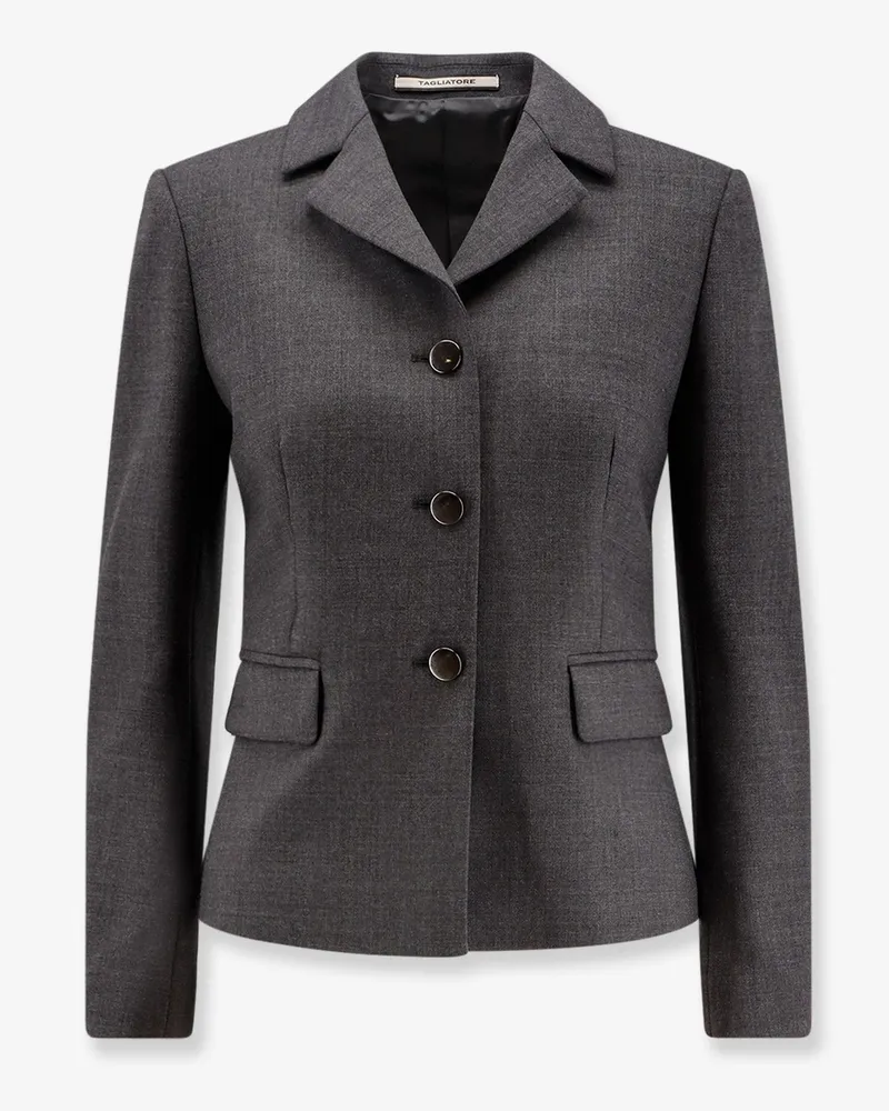 Tagliatore Daria bi-stretch virgin wool blazer -  - gender_Woman Grey