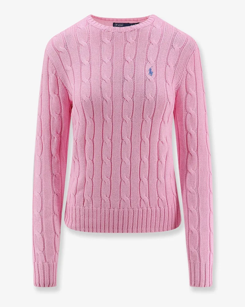 Ralph Lauren Cotton cable knit sweater -  - gender_Woman Pink