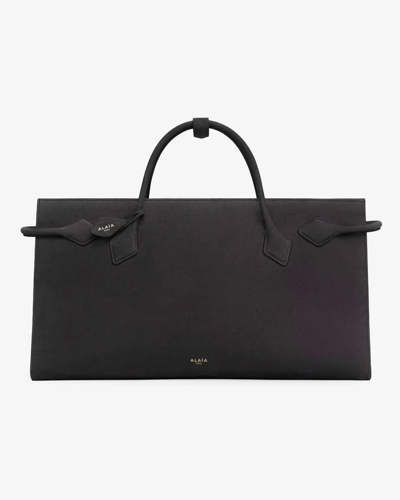 Alaïa Suede Hand Tote Bag -  - gender_Woman Grey