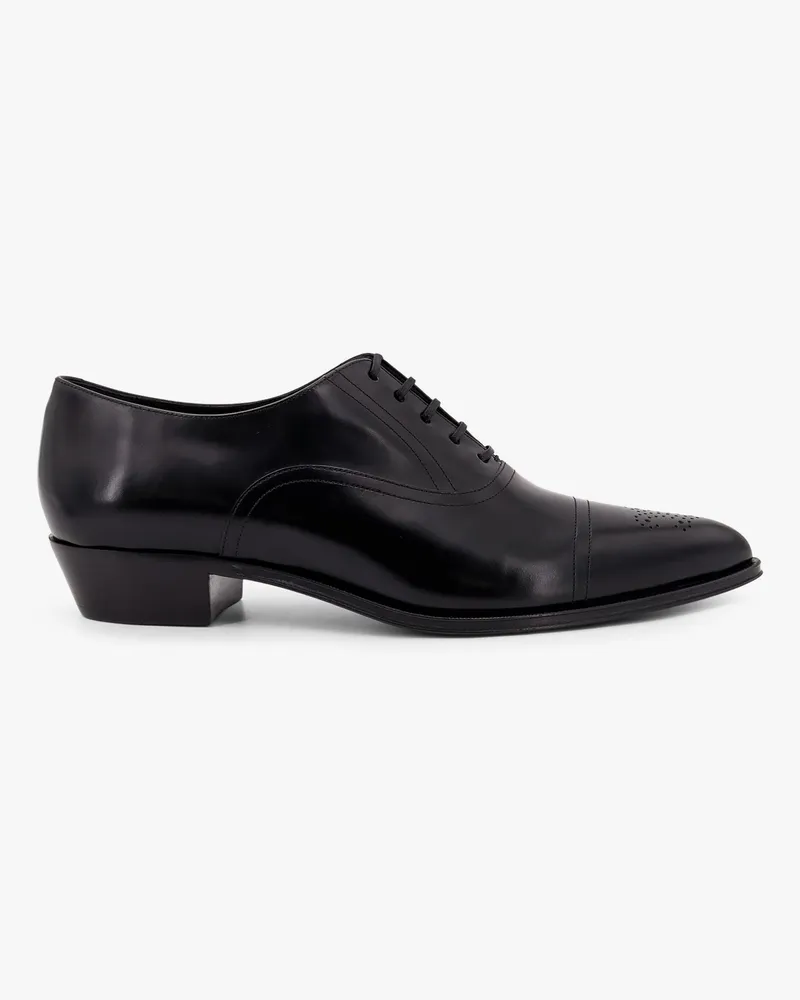 Celine Cadillac oxford leather lace-up shoe -  - gender_Man Black