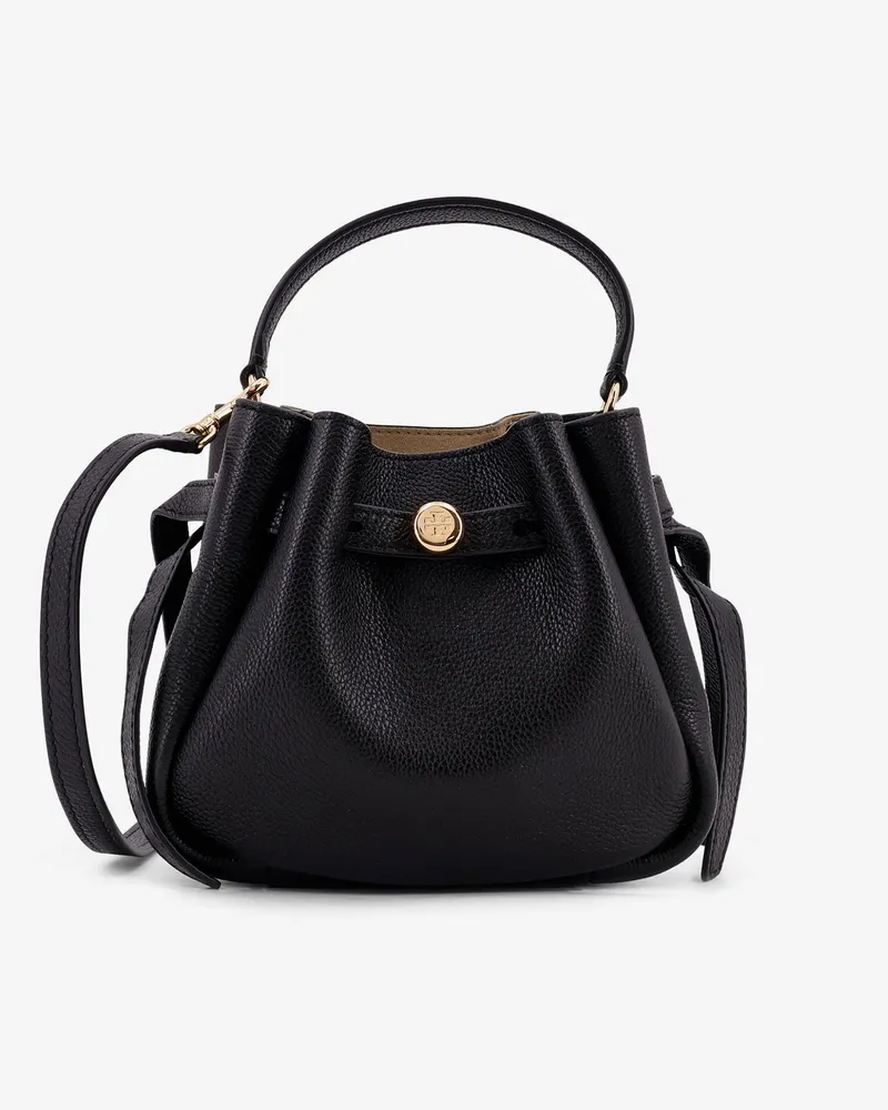 Tory Burch Romy Mini leather shoulder bag -  - gender_Woman Black