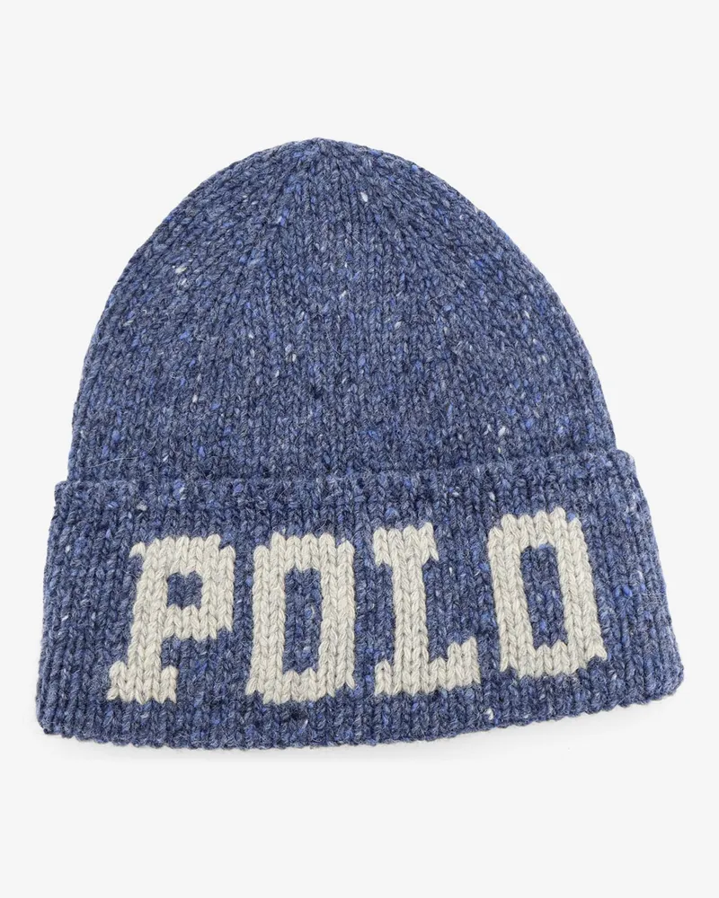 Ralph Lauren Wool blend hat with logo insert -  - gender_Man Blue