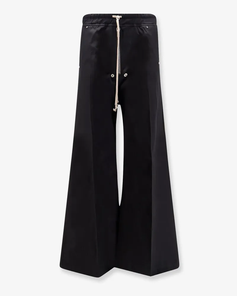 Rick Owens Wide Bela certified cotton trousers -  - gender_Man Black