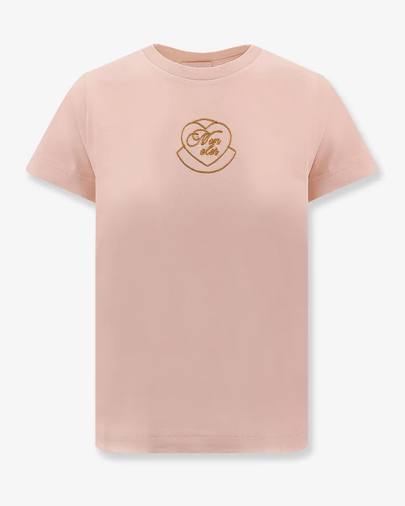 Moncler Biologic cotton t-shirt -  - gender_Woman Pink