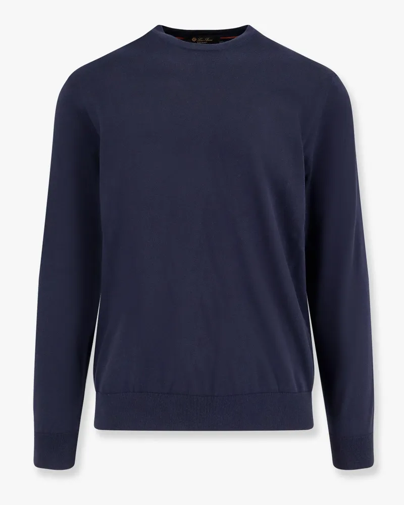 Loro Piana Ice Wish cotton sweater -  - gender_Man Blue