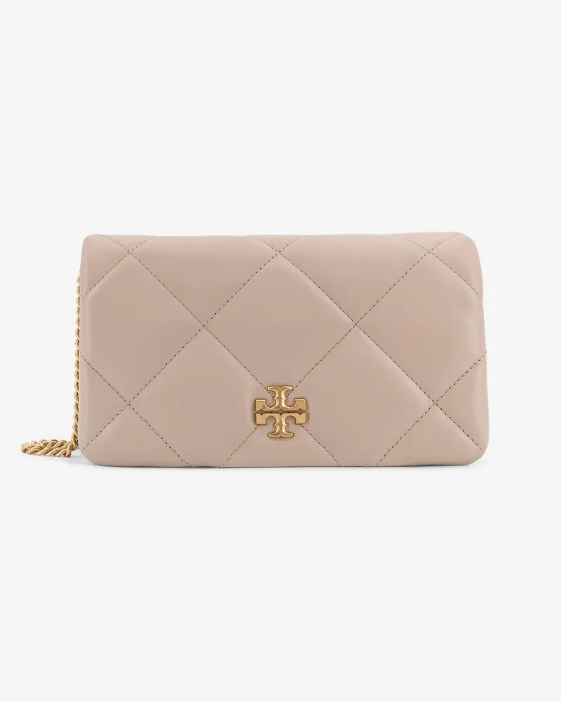 Tory Burch Kira quilted leather crossbody bag -  - gender_Woman Beige