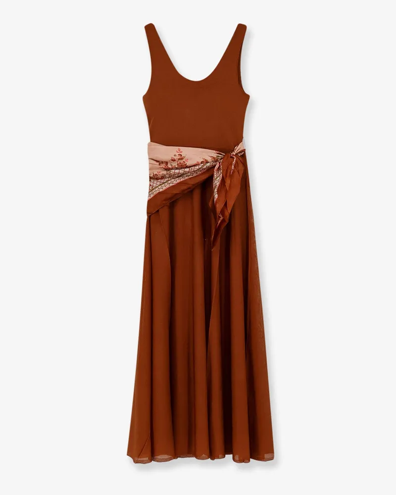 Zimmermann Aster viscose blend long dress -  - gender_Woman Orange