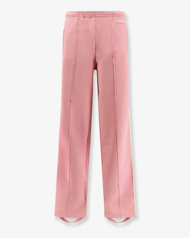 Miu Miu Technical fabric trousers -  - gender_Woman Pink