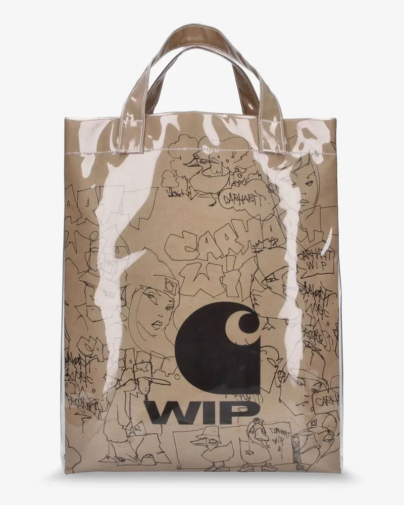Carhartt WIP Blinkerfluid Paper Laminated Paper handbag -  - gender_Unisex Beige