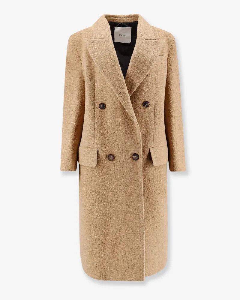 Hevò Lucugnano virgin wool coat -  - gender_Woman Beige