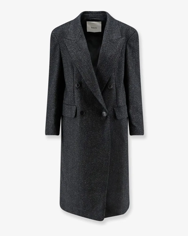 Hevò Martina Franca wool blend coat -  - gender_Woman Grey