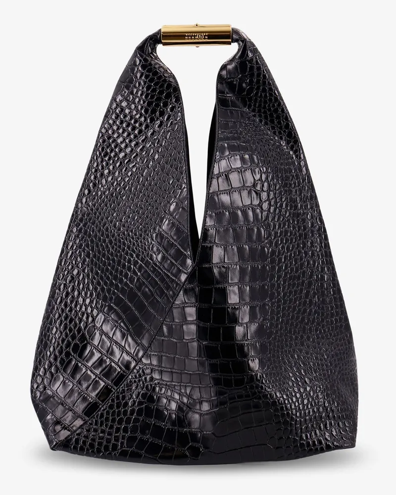 Maison Margiela Leather Japanese shoulder bag -  - gender_Woman Black