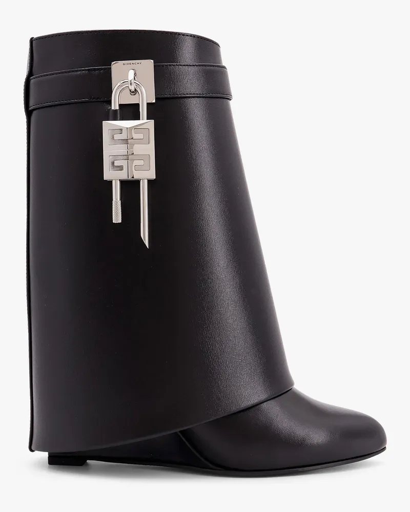 Givenchy Sharklock leather ankle boots -  - gender_Woman Black