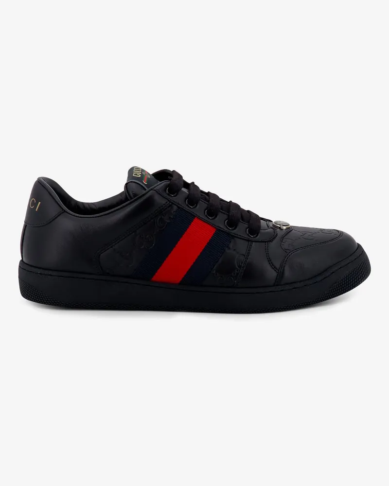Gucci Screener leather sneakers -  - gender_Man Black