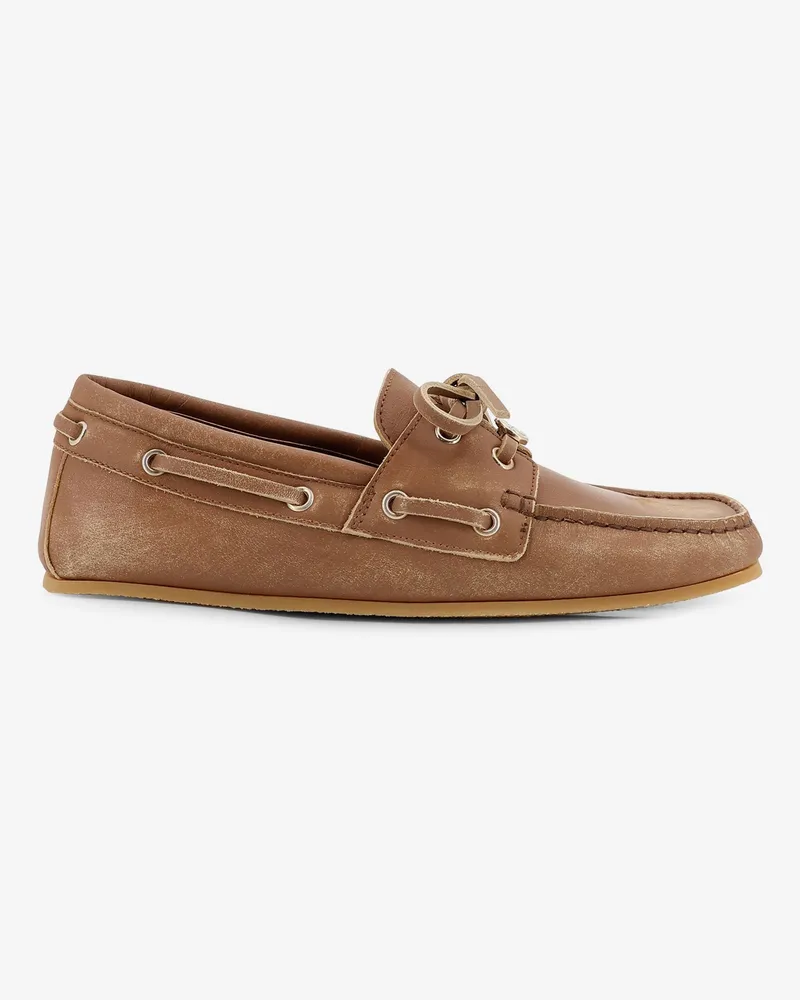 Gucci Suede loafers with a faded effect -  - gender_Woman Brown