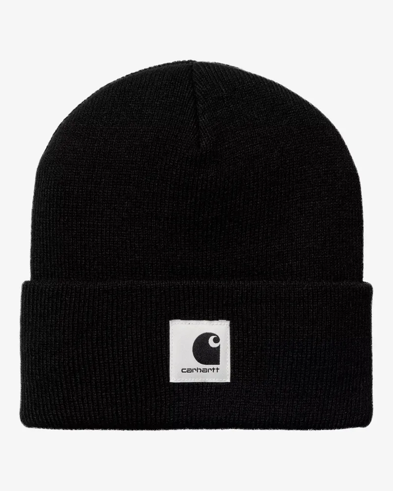 Carhartt WIP Ashley Beanie with Logo -  - gender_Man Black