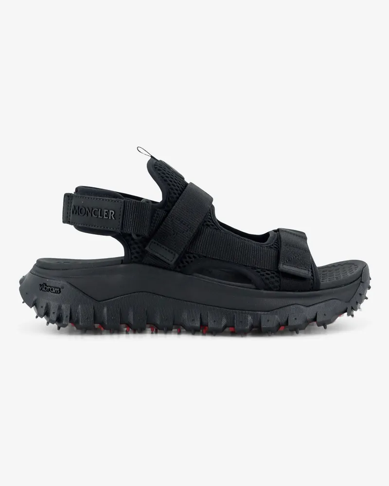 Moncler Trailgrip Vela Cordura mesh and rubber sandals -  - gender_Man Black