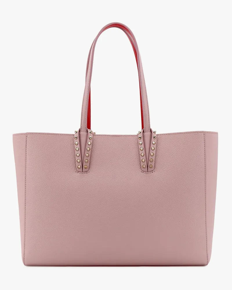 Christian Louboutin Cabata shoulder bag in leather with studs detail on the front -  - gender_Woman Rose