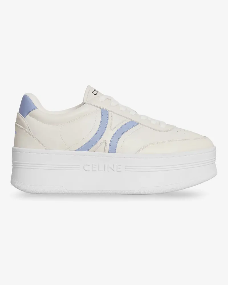 Celine Leather Block sneakers with Triomphe logo on the back -  - gender_Woman White