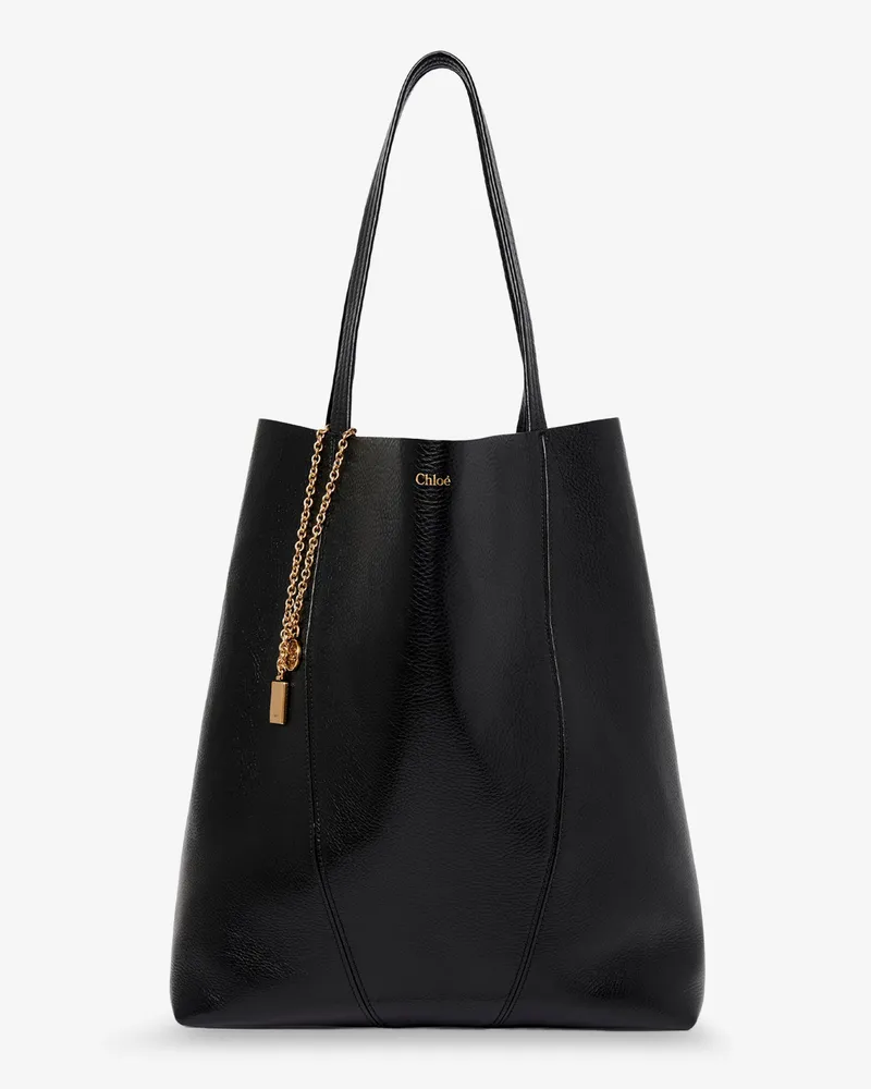 Chloé Chloé Spin leather shoulder bag -  - gender_Woman Black