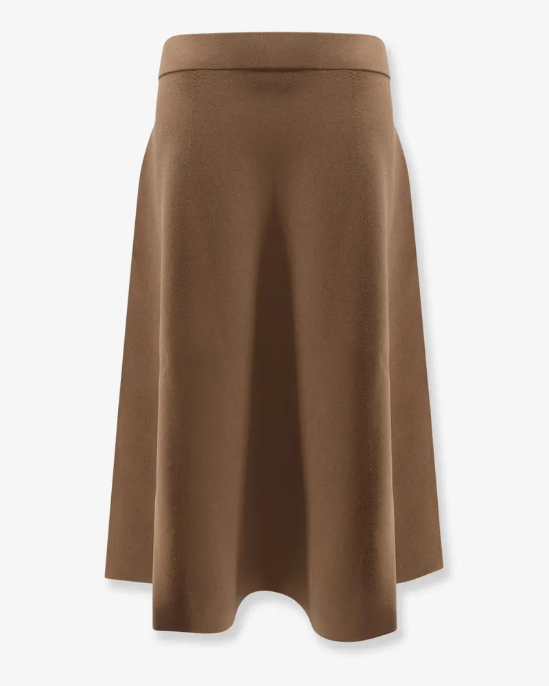 Max Mara Lazio viscose blend skirt -  - gender_Woman Brown
