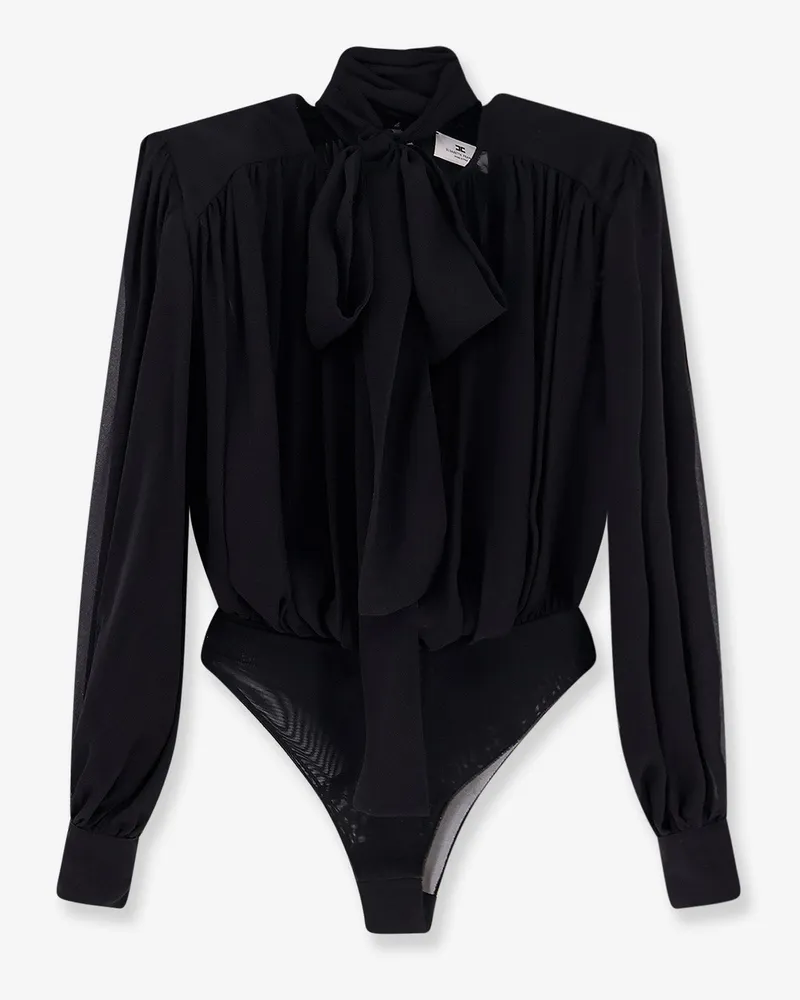 Elisabetta Franchi Silk shirt with body detail -  - gender_Woman Black