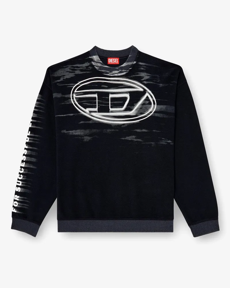 Diesel S-Boxt-T1 cotton sweatshirt -  - gender_Man Blue