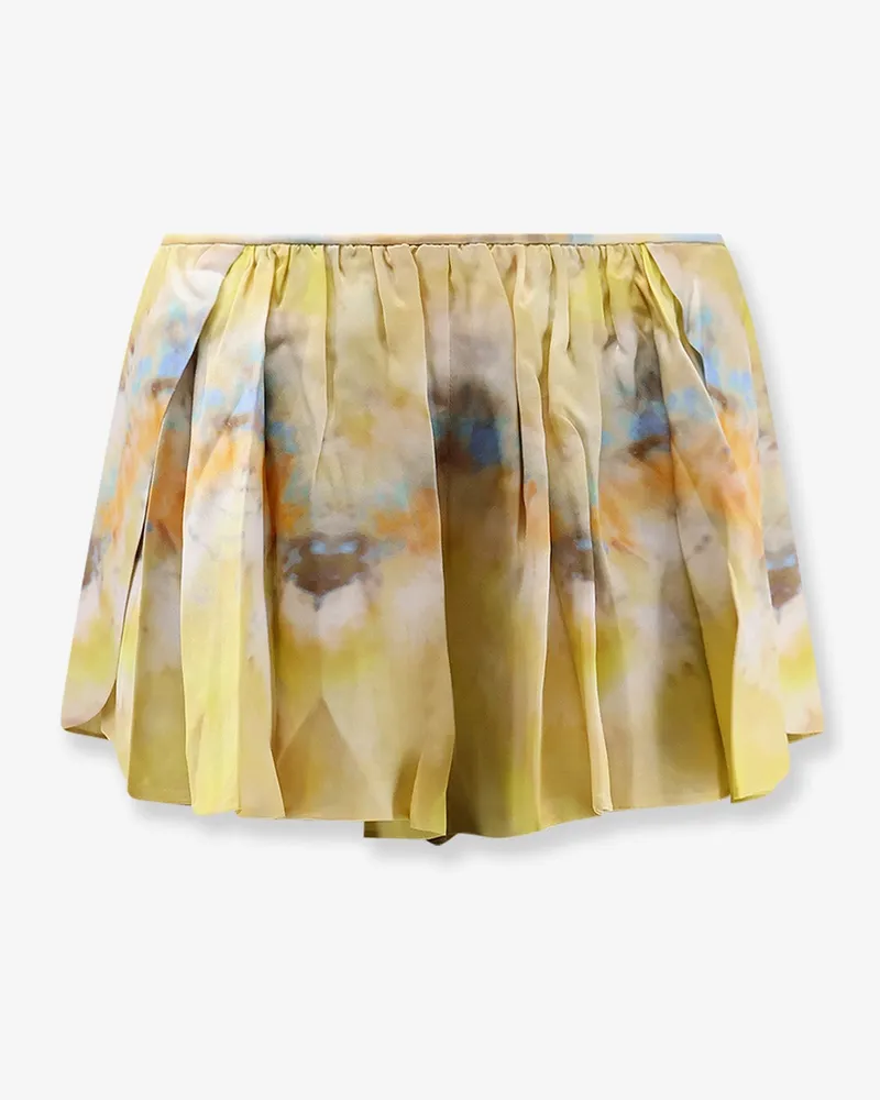 Zimmermann Alchemy silk micro shorts -  - gender_Woman Yellow