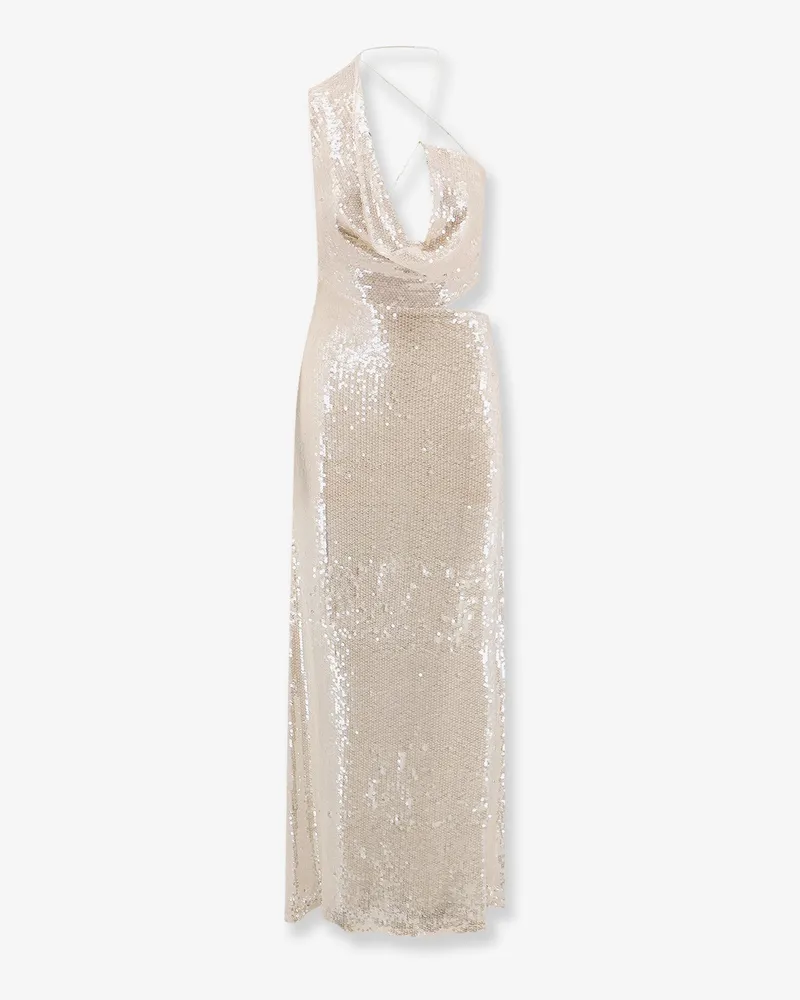Amazuìn Iselin long dress with sequins -  - gender_Woman Beige
