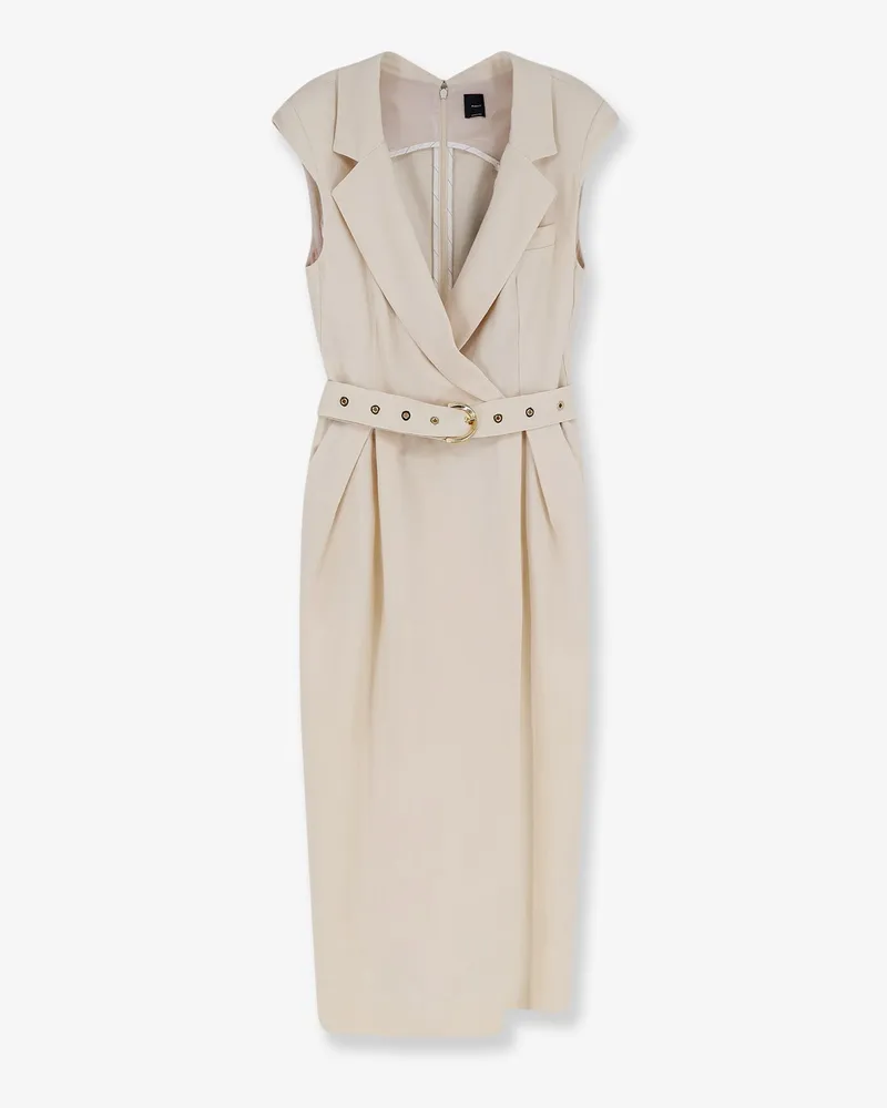 Pinko Amandine viscose dress -  - gender_Woman Beige