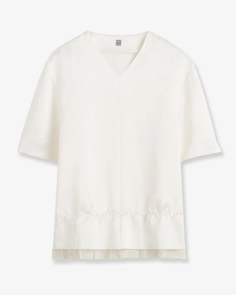 Totême Pullover satin top -  - gender_Woman White