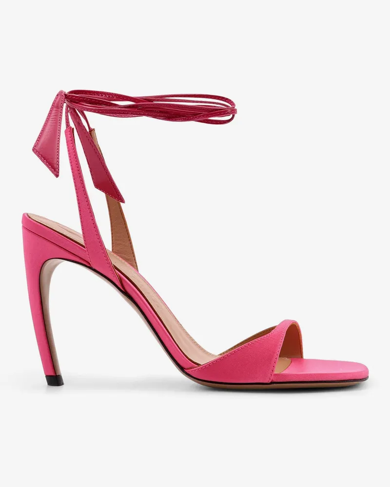 ATTICO Ora satin sandals -  - gender_Woman Pink