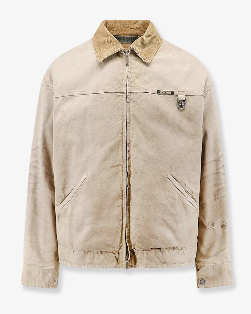 Golden Goose Raul reversible Panama Vintage cotton jacket -  - gender_Unisex Beige