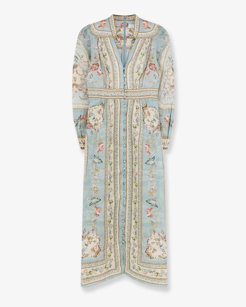 Zimmermann Roselight linen dress -  - gender_Woman Multicolor