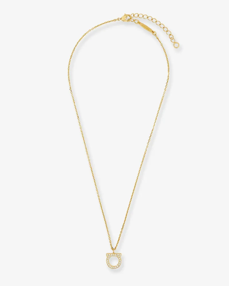 Ferragamo Brass necklace with gold finishes -  - gender_Woman Gold