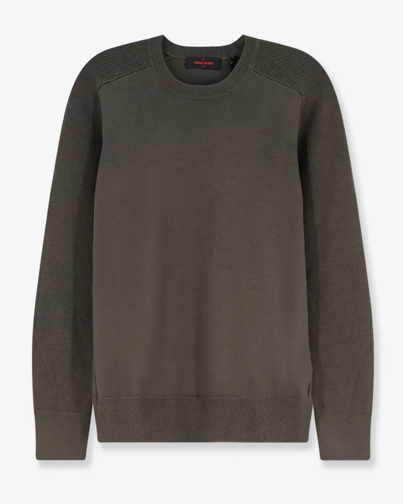 Gran Sasso Virgin wool sweater -  - gender_Man Green