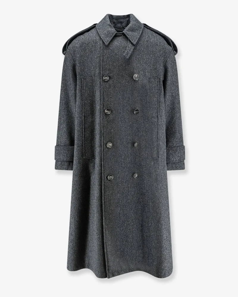 AMI Paris Wool coat -  - gender_Man Grey