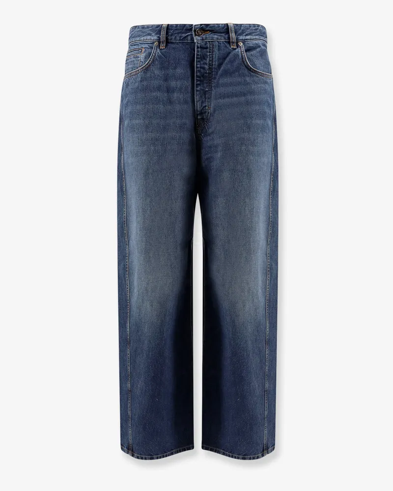 Givenchy Twisted re-washed denim jeans -  - gender_Man Blue