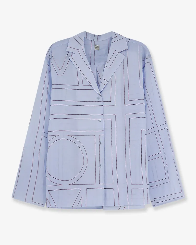 Totême Pajamas cotton blend shirt -  - gender_Woman Blue