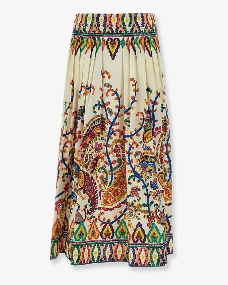 Etro Multicolor cotton skirt -  - gender_Woman Multicolor